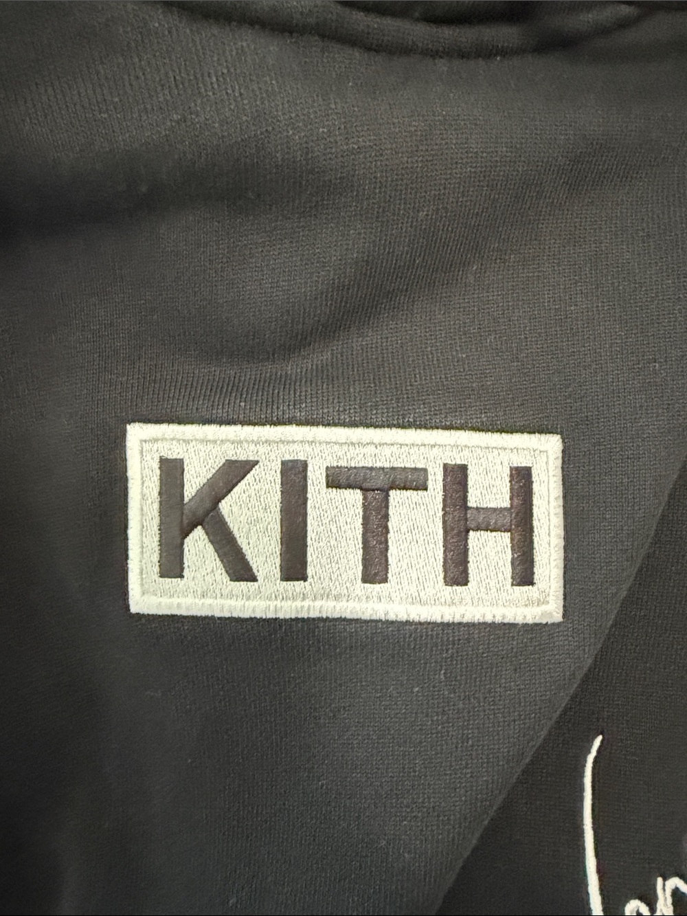 Kith Black Script-City Pullover Hoodie - Picture 3 of 4